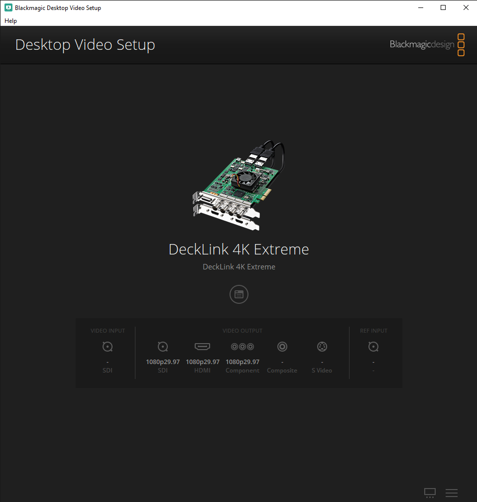 Blackmagic Design&#39;s Desktop Video Application